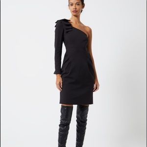 French Connection Lolo One Sleeve dress w/pockets